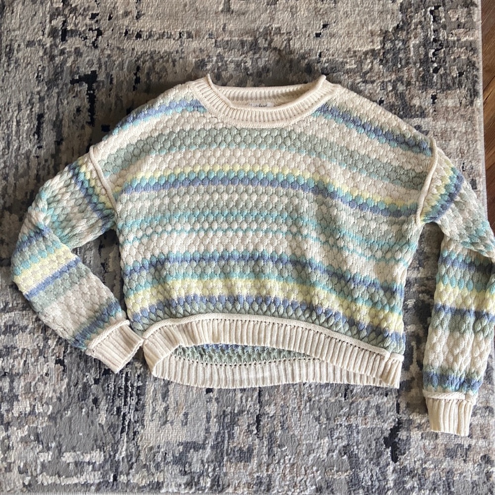 Cloud chaser crop sweater